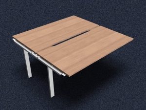 Astro 2 Person Add-On Desk - Scallop Top
