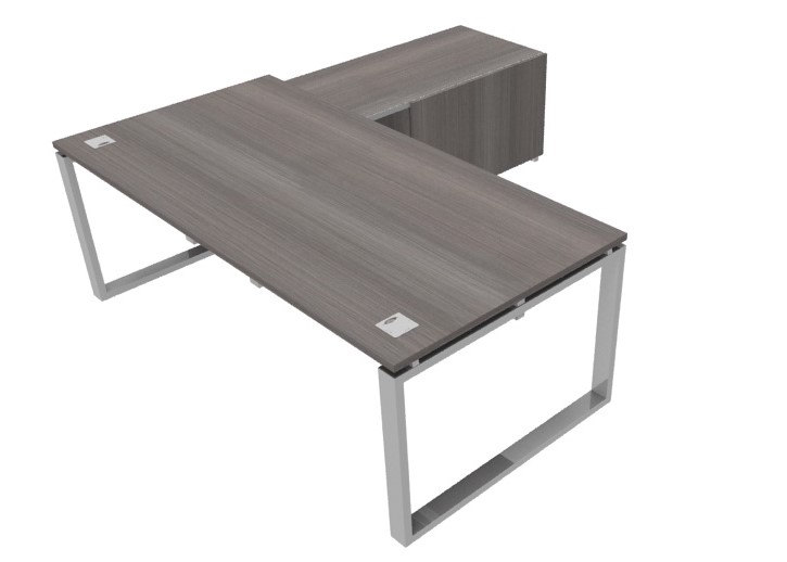 Prestige Desk with Hinged or Sliding Door Return Office Furniture