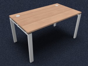 Astro Rectangle Desk - Cable Ports