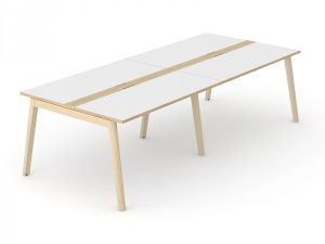 Nova Wood Meeting Table with Wood Insert