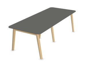 Nova Wood Meeting Table with Fenix Top