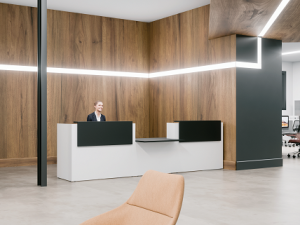 Fifty Full Reception Counter with DDA Access