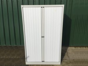 Used Bisley Tambour Cupboard - H1970mm