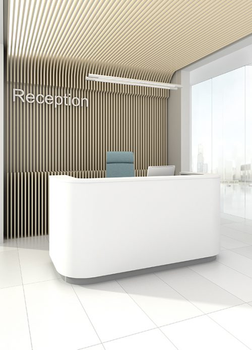 Cosy Reception Desk Office Furniture Requirements