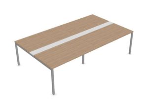 Nova U Meeting Table with Plain Central Insert