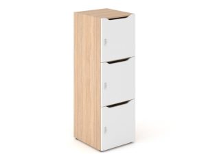 C3 Locker with 3 Mail Slot Doors