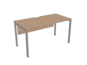 Nova U Rectangle Desk with Scallop Cut-Out