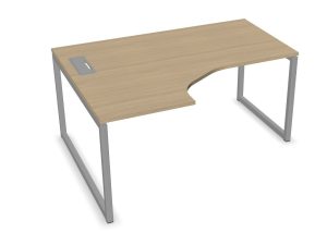 Nova O Crescent Desk with Cable Access Flap - Left & Right Hand Return Available