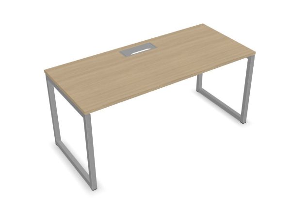 Nova O Rectangle Desk with Cable Access Flap