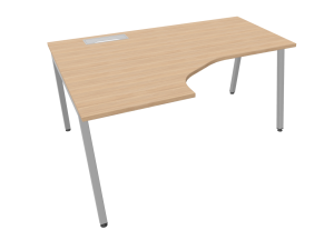 Nova A Crescent Desk with Cable Access Flap - Left & Right Hand Return Available