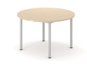 Optima Round Meeting Table with Cylinder Legs