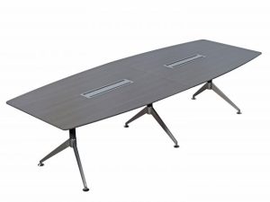 Nero Executive Meeting Table with 2 Piece Top