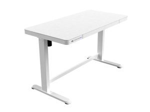 OFR Height Adjustable Smart Desk in White with Melamine Top