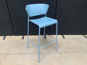 Lisa Bar Stool in Blue - Pair