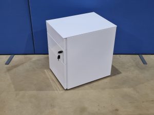 Used 3 Drawer Metal Mobile Pedestal