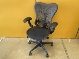 Herman Miller Mirra Chair - Black Mesh - Multi Functional Arms
