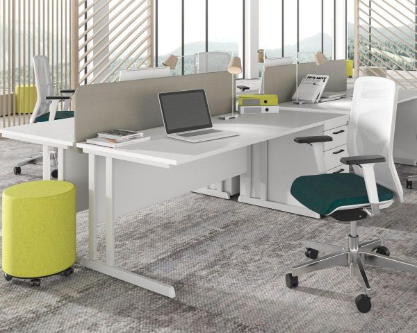 Optima Rectangle Cantilever Desk - Fast Track - Image 2