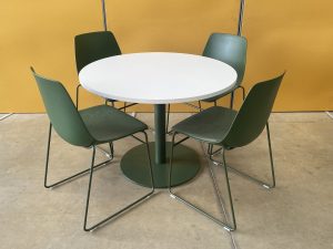 Round Meeting Table and Chairs