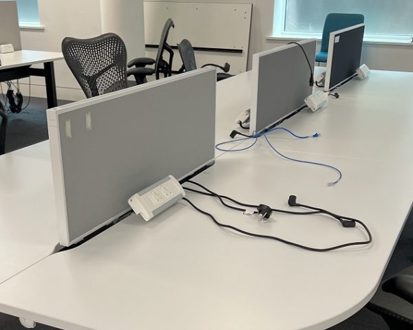 Herman Miller Desks in White - 4 & 6 Person - Image 2