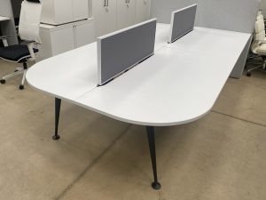 Herman Miller Desks in White - 4 & 6 Person