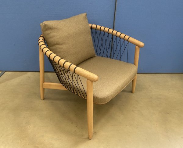 Geiger Crosshatch Designer Lounge Chair