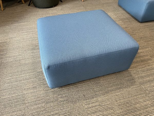 Modular Reception Seats in Blue Grey Fabric - Image 7