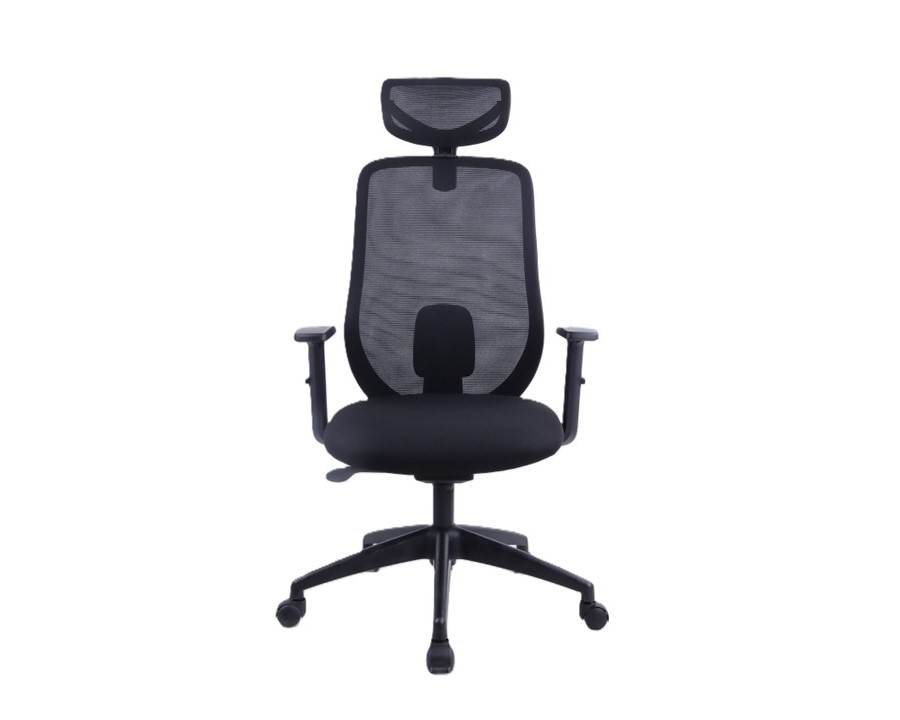 Regent Mesh Back Chair with Headrest - Image 2