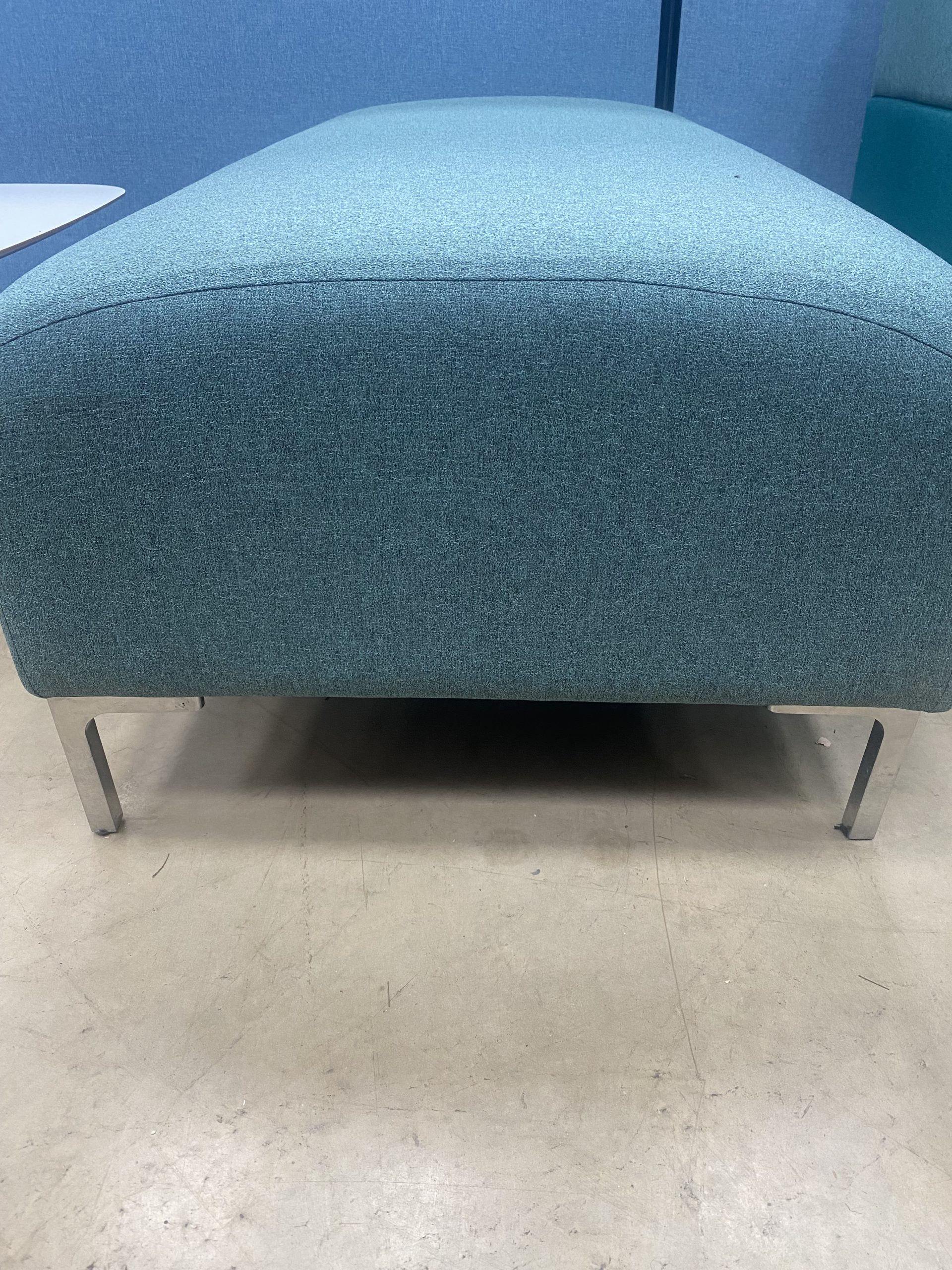 Sofa Bench in a Green Fabric | Used - Image 3