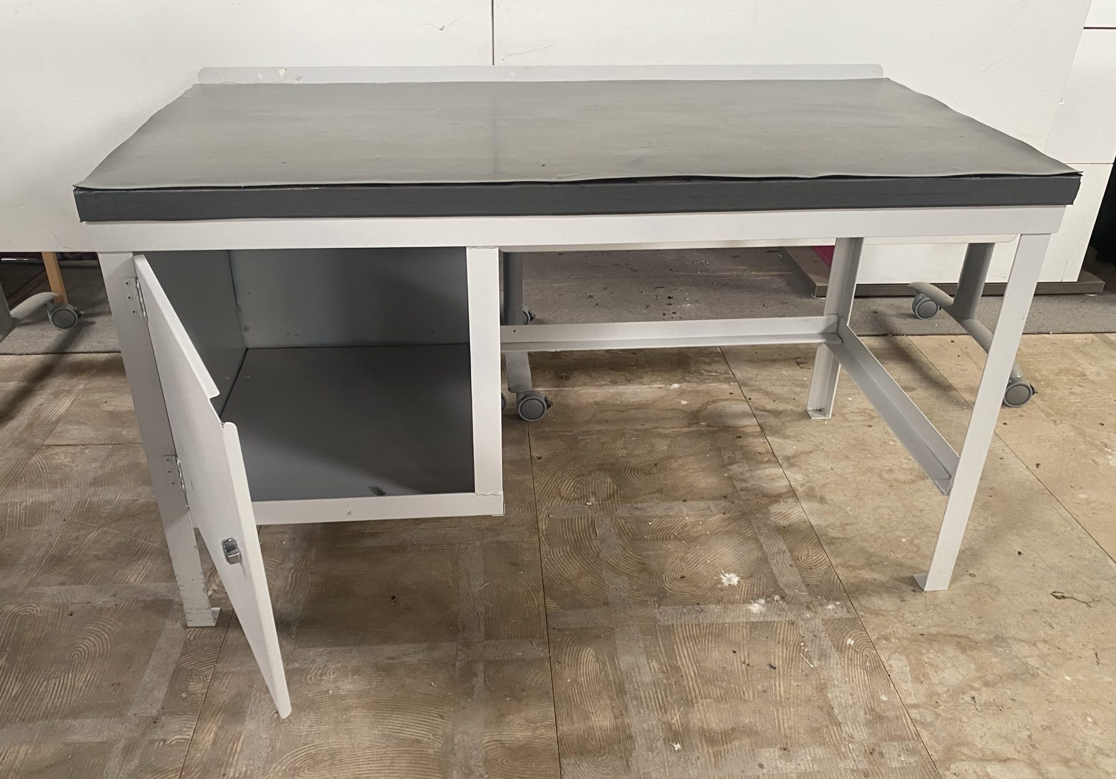 Heavy Duty Workbench with Storage Cupboard - Used - Image 3