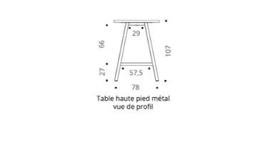 Buronomic High Cohesion Table with 4 Stools | Used - Image 4