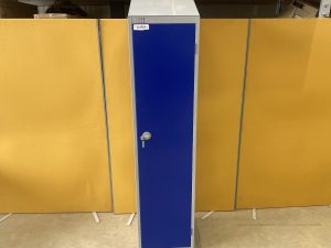 Sloping Top Single Locker | Blue Door | Used