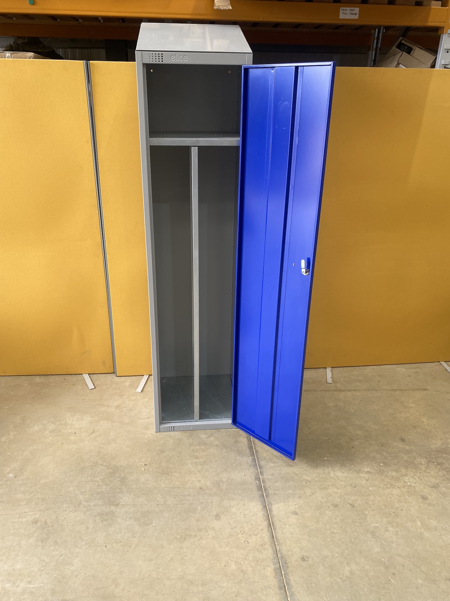 Sloping Top Single Locker | Blue Door | Used - Image 2