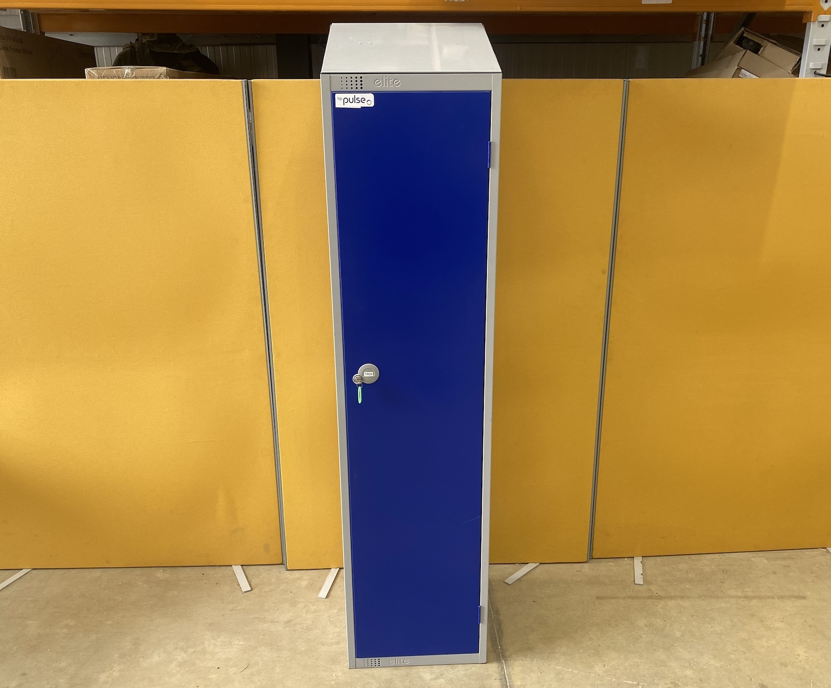 Sloping Top Single Locker | Blue Door | Used